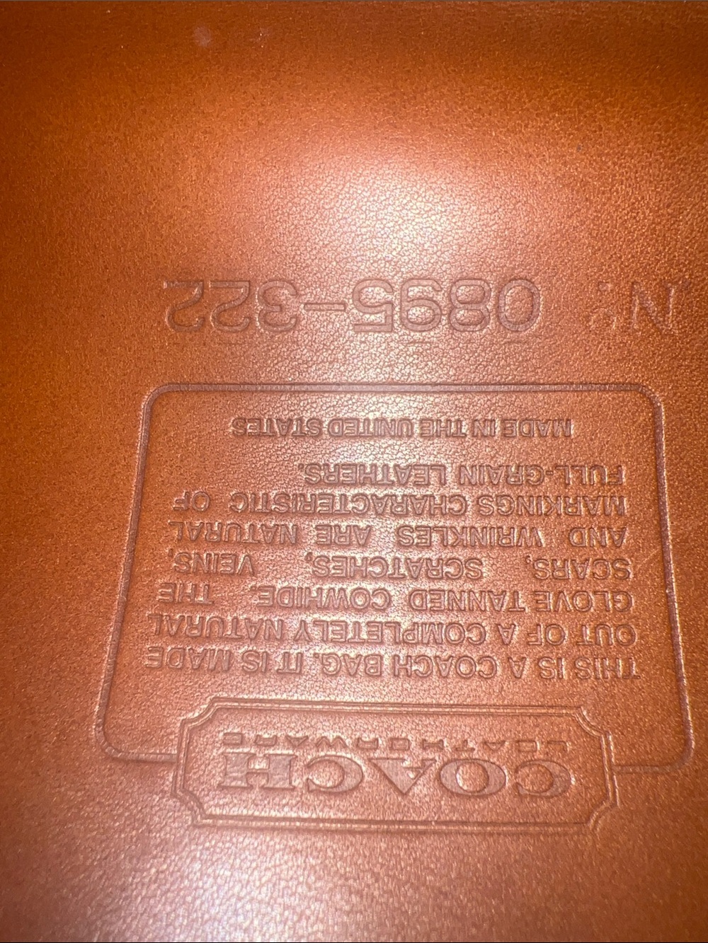 Coach Brown Leather Turnlock Crossbody Bag - Picture 9 of 10